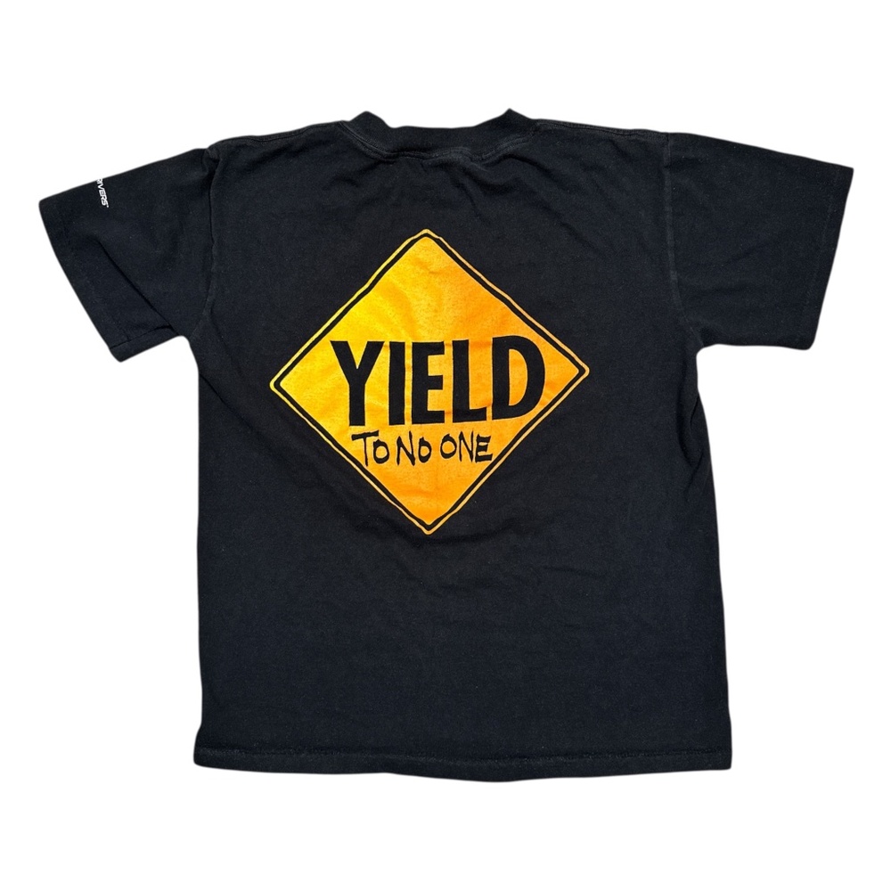 Vintage 90s Pontiac Yield to No One All Sport Single Stitch T Shirt Mens Medium